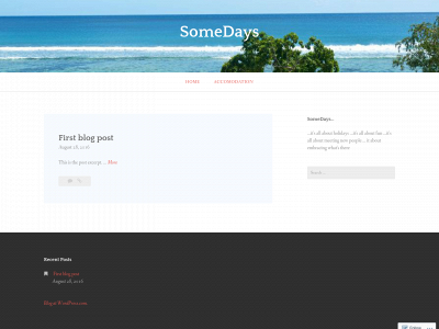 somedaysholidayrentals.com snapshot