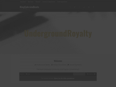 kingephraimbeats.com snapshot