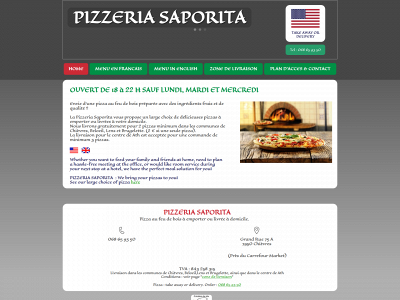 pizzeriasaporita.be snapshot