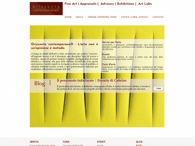 orizzontecontemporaneo.it snapshot