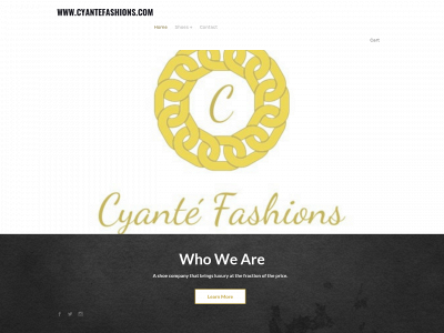 www.cyantefashions.com snapshot