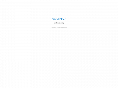 davidbloch.dk snapshot