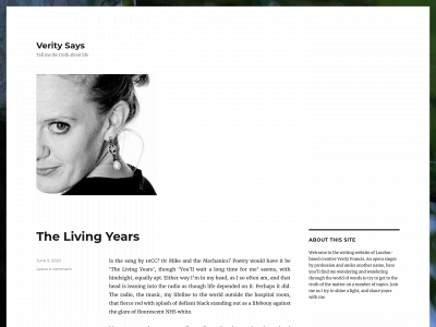 veritysays.blog snapshot
