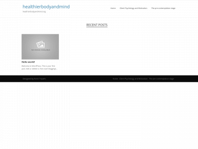 healthierbodyandmind.org snapshot