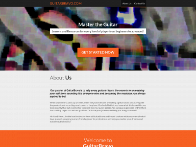 guitarbravo.com snapshot