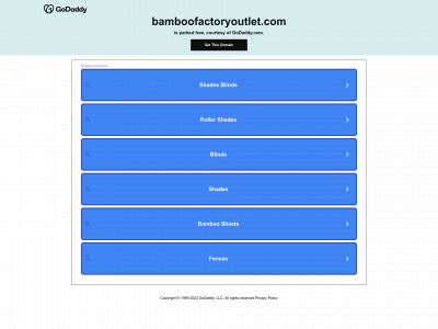 bamboofactoryoutlet.com snapshot
