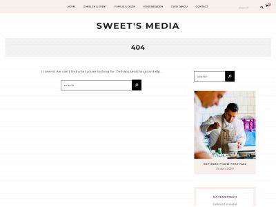 sweetsmedia.nl snapshot