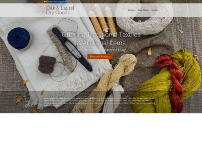 oakandlaureldrygoods.com snapshot