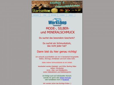 nickysschmuckkaestchen.de snapshot