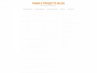 familyprojectblog.com snapshot