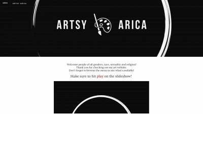 www.artsyarica.com snapshot
