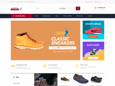 shoelayers.com snapshot