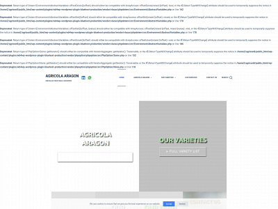 agricolaaragon.com snapshot