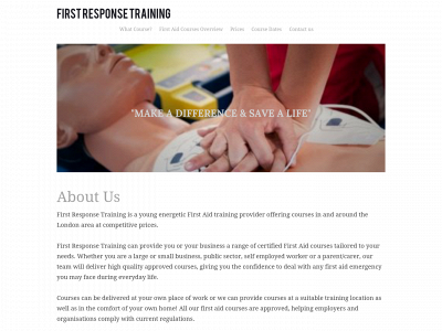 firstresponsetraining.weebly.com snapshot