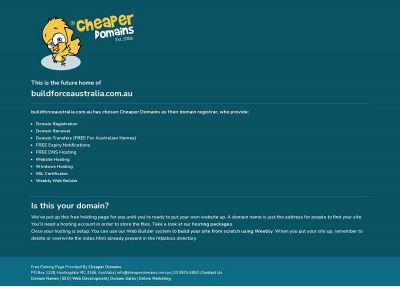 buildforceaustralia.com.au snapshot