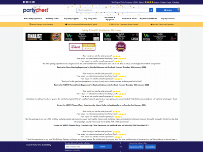 partychestreviews.com snapshot