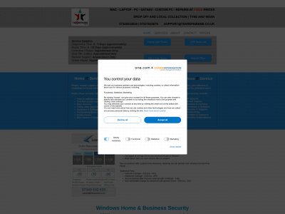tekrepairsne.co.uk snapshot