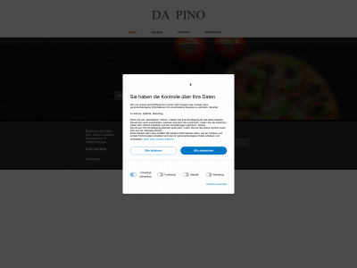 da-pino-bruchsal.de snapshot