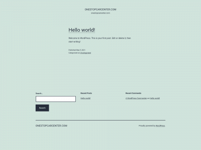 onestopcarcenter.com snapshot