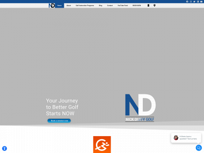 nickduffygolf.com snapshot