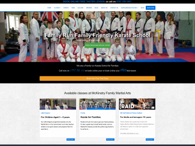mckinstryfamilymartialarts.co.uk snapshot