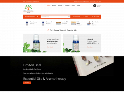 aromatantra.com snapshot