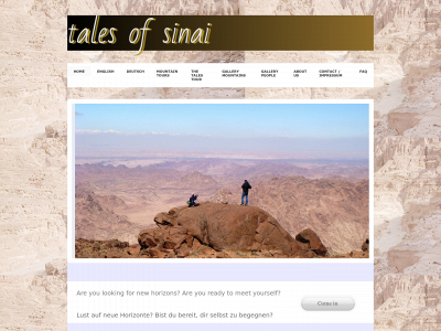 talesofsinai.com snapshot