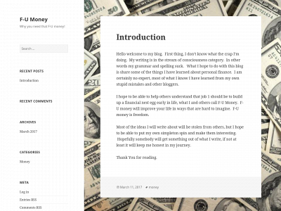 fumoneyman.com snapshot