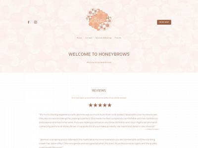 www.honeybrowsjc.com snapshot
