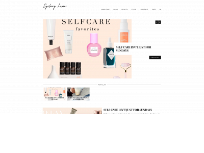 sydneylane.blog snapshot