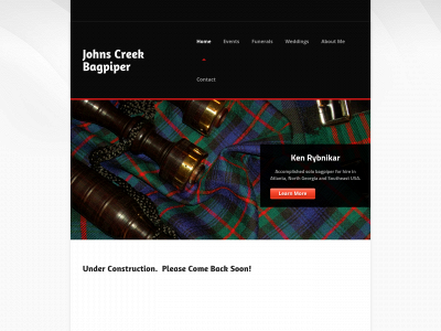johnscreekbagpiper.com snapshot
