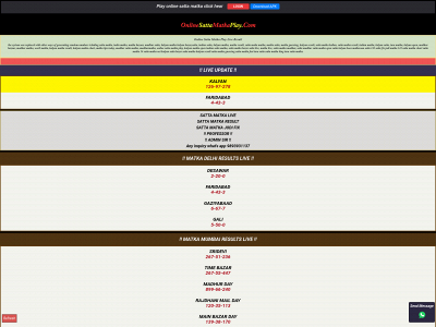 onlinesattamatkaplay.com snapshot