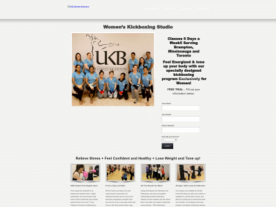 ukbkickboxing.com snapshot