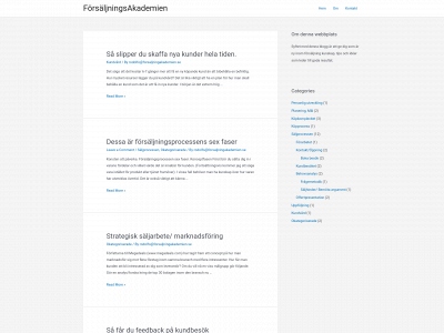 forsaljningsakademien.se snapshot