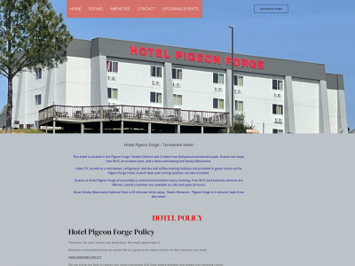 hotelpigeonforgeinn.com snapshot