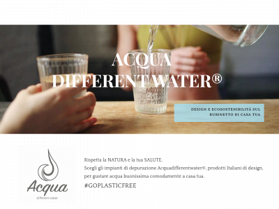 www.acquadifferentwater.com snapshot