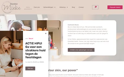 esthetiekmieke.be snapshot
