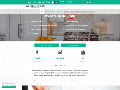 wecleanyourway.com snapshot
