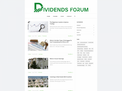 dividendsforum.com snapshot