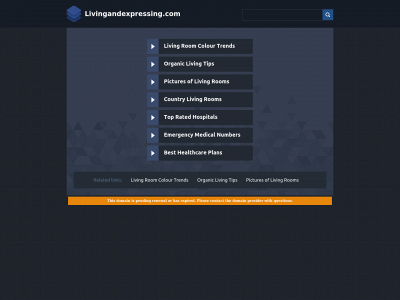 livingandexpressing.com snapshot
