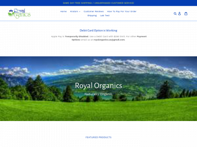 royalorganics.us snapshot
