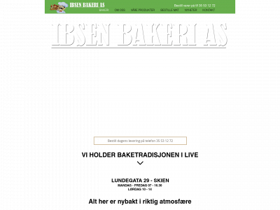ibsenbakeri.no snapshot