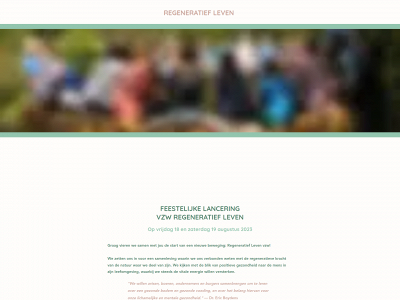 regeneratiefleven.be snapshot