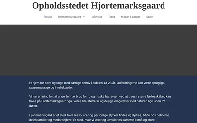 hjortemarksgaard.dk snapshot