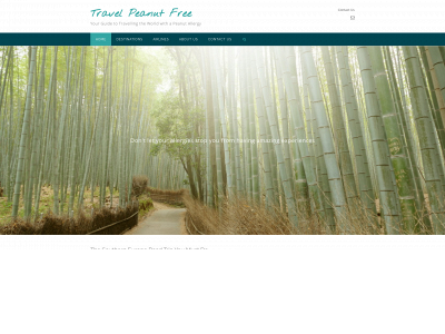 travelpeanutfree.com snapshot