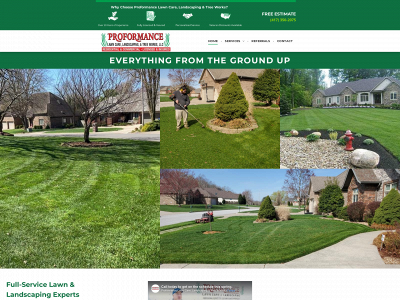 www.proformancelawncare.com snapshot