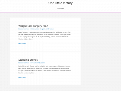 onelittlevictory.net snapshot