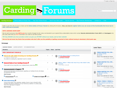 cardingforums.cc snapshot