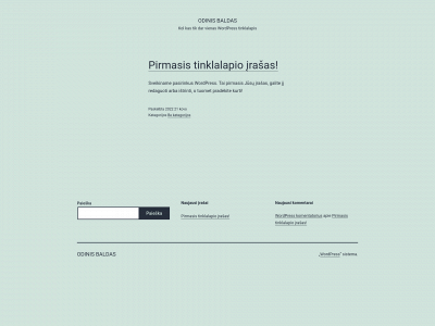 odinisbaldas.lt snapshot