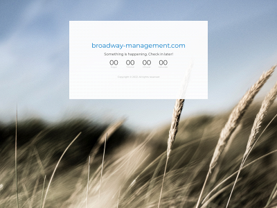 broadway-management.com snapshot